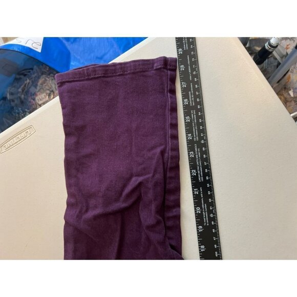 Gloria Vanderbilt Amanda Sz 14 Eggplant Purple Jeans Straight - Picture 8 of 11